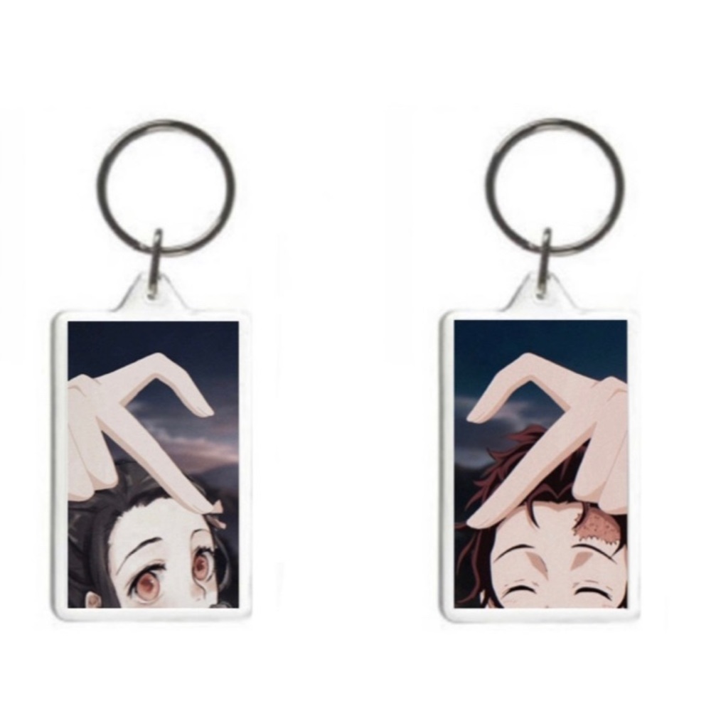 Anime Matching Sibling Inspired Keychain